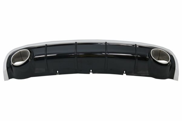 Πίσω Προφυλακτήρας Διαχύτης Diffuser για Audi A6 C7 4G Limousine Avant (2010-2014) με Exhaust Tips RS6 Design - Image 3