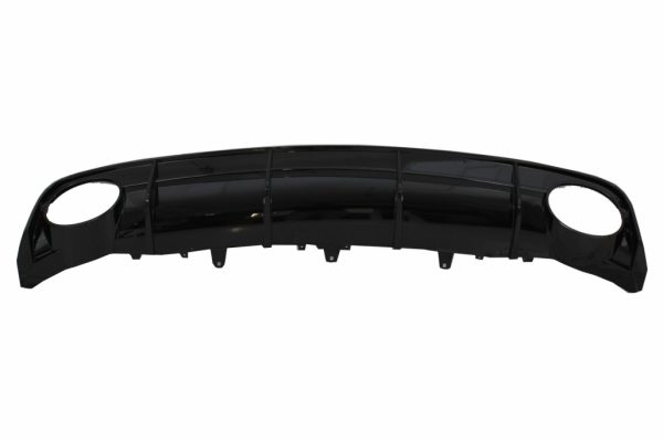 Πίσω Προφυλακτήρας Διαχύτης Diffuser και Exhaust Tips για Audi A6 4G Facelift (2015-2018) RS6 Design Black μόνο S-Line Bumper - Image 2