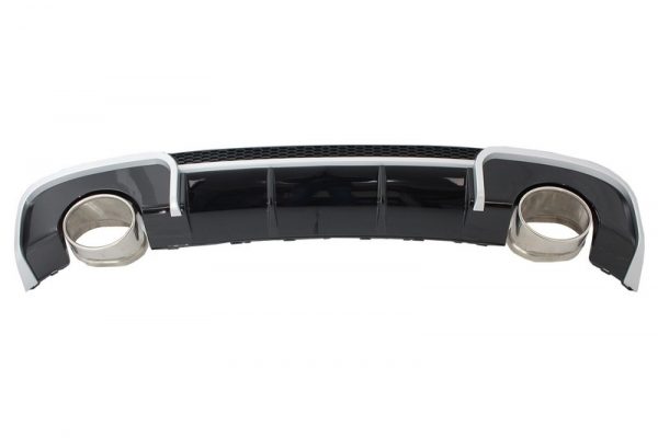 Πίσω Προφυλακτήρας Διαχύτης Diffuser με Exhaust Tips για Audi A3 8V Hatchback Sportback (2012-2015) RS3 Design - Image 2