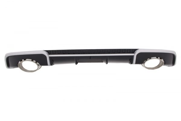 Πίσω Προφυλακτήρας Διαχύτης Diffuser με Exhaust Tips για Audi A3 8V Hatchback Sportback (2012-2015) RS3 Design