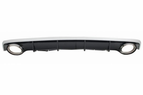 Πίσω Προφυλακτήρας Διαχύτης Diffuser με Exhaust Tips για Audi A7 4G Facelift (2015-up) RS7 Design μόνο για S7 S-Line - Image 2