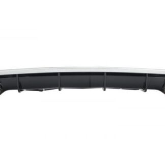 Πίσω Προφυλακτήρας Διαχύτης Diffuser με Exhaust Tips για Audi A7 4G Facelift (2015-up) RS7 Design μόνο για S7 S-Line