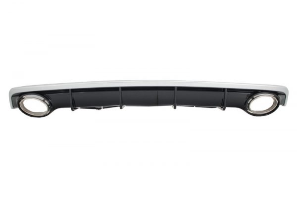 Πίσω Προφυλακτήρας Διαχύτης Diffuser με Exhaust Tips για Audi A7 4G Facelift (2015-up) RS7 Design μόνο για S7 S-Line