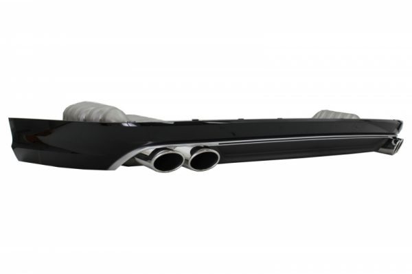 Πίσω Προφυλακτήρας Diffuser Διαχύτης με Exhaust Muffler Tips για AUDI A8 D4 Facelift (2015-2017) S8 Design - Image 3