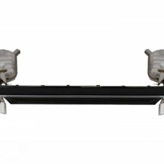 Πίσω Προφυλακτήρας Diffuser Διαχύτης με Exhaust Muffler Tips για AUDI A8 D4 Facelift (2015-2017) S8 Design