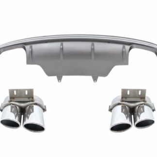 Πίσω Προφυλακτήρας Spoiler Διαχύτης Diffuser Double Outlet για Audi Q5 8R Facelift (2013-2016) Standard Προφυλακτήρας SE