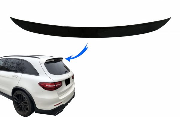 Πίσω Spoiler Αεροτομή Οροφής Add-On για Mercedes GLC X253 SUV (2015-2020) Piano Black