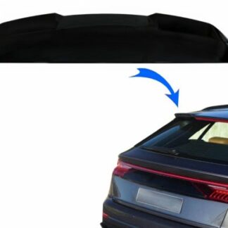 Πίσω Spoiler Αεροτομή Οροφής για Audi Q8 SUV (2018-up) RS Design Piano Black