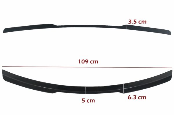 Πίσω Spoiler Αεροτομή Οροφής για Audi Q8 SUV (2018-up) Sport Design Piano Black - Image 3