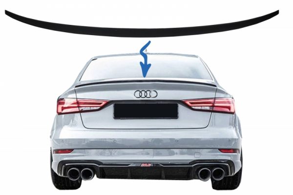 Πίσω Spoiler για Audi A3 8V Sedan (2013-Up) Matte Black