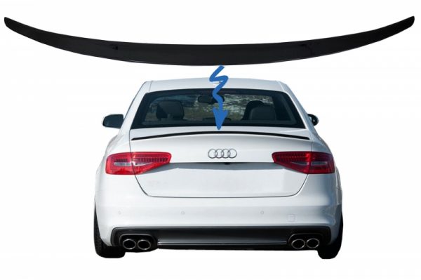 Πίσω Spoiler για Audi A4 B8 Sedan (2008-2015) Piano Black