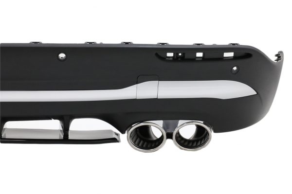 Πίσω Διαχύτης Diffuser and Chrome Μπούκες για Mercedes GLA SUV H247 (2020-) AMG-Line Sport Package - Image 2