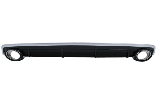 Πίσω Διαχύτης Diffuser Double Outlet για Audi Q7 SUV 4M (2015-2019) Standard Προφυλακτήρας - Image 2