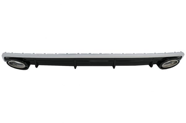 Πίσω Διαχύτης Diffuser Double Outlet για Audi Q7 SUV 4M (2015-2019) Standard Προφυλακτήρας - Image 3