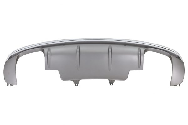Πίσω Διαχύτης Diffuser Double Outlet με Απολήξεις Εξάτμισης Μπούκες για Audi Q5 8R Facelift (2009-2016) μόνο S-Line Προφυλακτήρα - Image 2