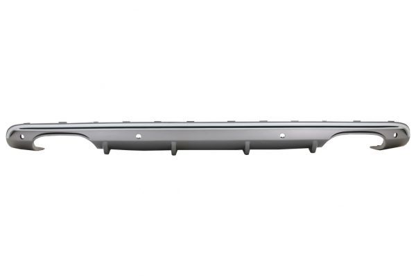 Πίσω Διαχύτης Diffuser Double Outlet με Απολήξεις Εξάτμισης Μπούκες για Audi Q5 8R Facelift (2009-2016) μόνο S-Line Προφυλακτήρα - Image 3