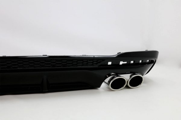 Πίσω Διαχύτης Diffuser για Audi A4 B9 8W Facelift (2020-up) μόνο S-line Black - Image 3