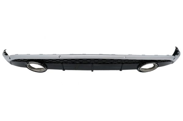 Πίσω Διαχύτης Diffuser για Audi Q5 8R (11.2008-2016) Piano Black Chrome Inserion S-Line Design - Image 3