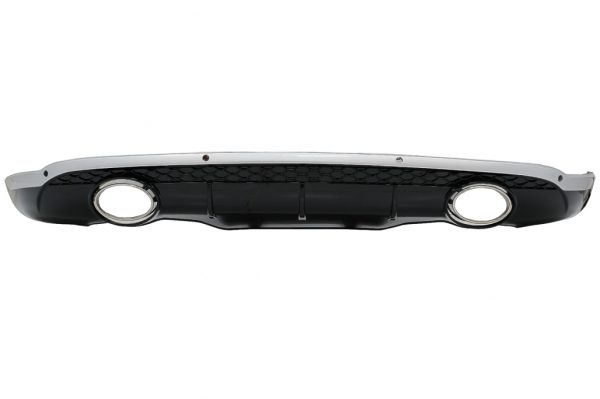 Πίσω Διαχύτης Diffuser για Audi Q5 8R (11.2008-2016) Piano Black Chrome Inserion S-Line Design