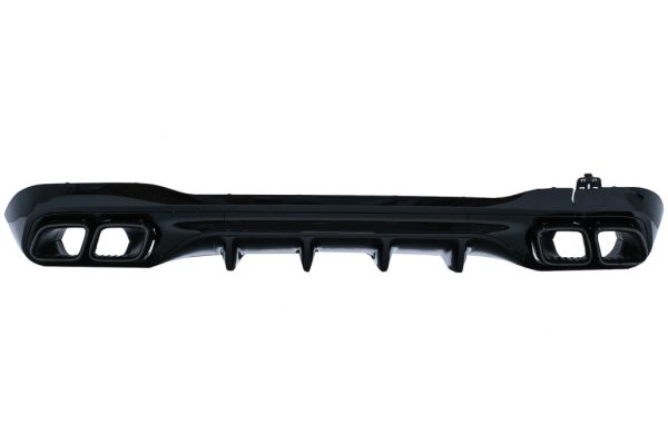 Πίσω Διαχύτης Diffuser με Black Απολήξεις Εξάτμισης Μπούκες για Mercedes C Class W206 S206 Sport Line (2021-Up) C63 Design