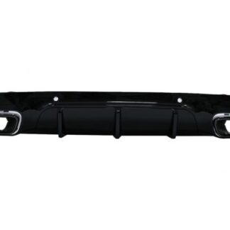 Πίσω Διαχύτης Diffuser με Black Μπούκες για Mercedes CLS-Class C257 Sport Line (2018-up) CLS63 Design