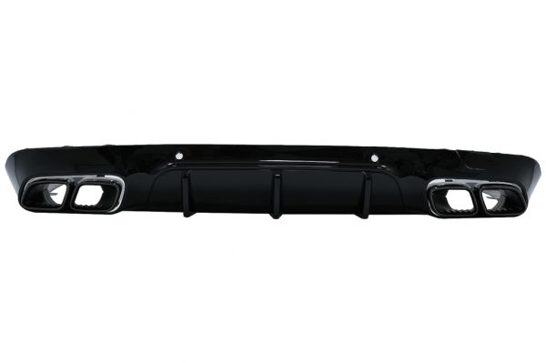 Πίσω Διαχύτης Diffuser με Black Μπούκες για Mercedes CLS-Class C257 Sport Line (2018-up) CLS63 Design