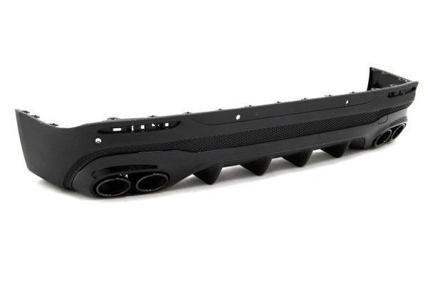 Πίσω Διαχύτης Diffuser με Black Μπούκες για Mercedes GLB X247 SUV (2020-up) 45 S Design Night Package - Image 2