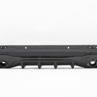 Πίσω Διαχύτης Diffuser με Black Μπούκες για Mercedes GLB X247 SUV (2020-up) 45 S Design Night Package