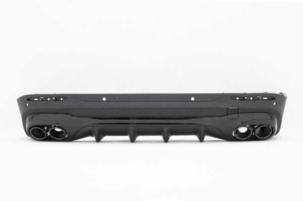 Πίσω Διαχύτης Diffuser με Black Μπούκες για Mercedes GLB X247 SUV (2020-up) 45 S Design Night Package