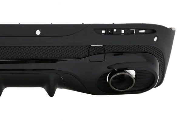 Πίσω Διαχύτης Diffuser με Black Μπούκες για Mercedes GLB X247 SUV (2020-up) GLB 35 Design Night Package - Image 2