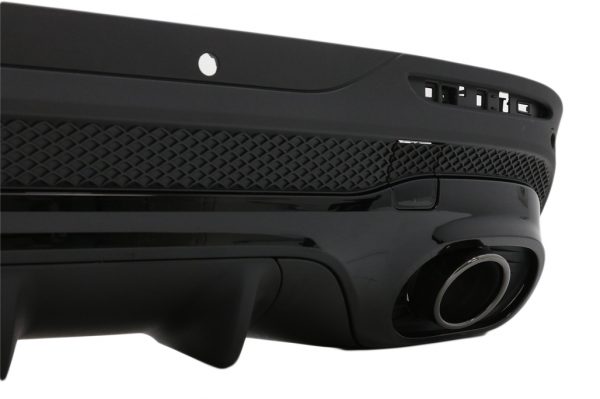 Πίσω Διαχύτης Diffuser με Black Μπούκες για Mercedes GLB X247 SUV (2020-up) GLB 35 Design Night Package - Image 3