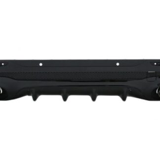 Πίσω Διαχύτης Diffuser με Black Μπούκες για Mercedes GLB X247 SUV (2020-up) GLB 35 Design Night Package