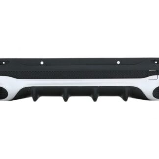 Πίσω Διαχύτης Diffuser με Chrome Μπούκες για Mercedes GLB X247 SUV (2020-up) GLB 35 Design