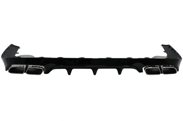 Πίσω Διαχύτης Diffuser με Μπούκες για Mercedes E-Class C238 A238 AMG Sport Line Coupe Cabrio (2016-2019) E63 Design Chrome Edition - Image 2