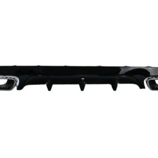 Πίσω Διαχύτης Diffuser με Μπούκες για Mercedes E-Class C238 A238 AMG Sport Line Coupe Cabrio (2016-2019) E63 Design Chrome Edition