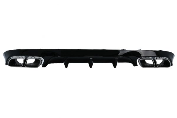 Πίσω Διαχύτης Diffuser με Μπούκες για Mercedes E-Class C238 A238 AMG Sport Line Coupe Cabrio (2016-2019) E63 Design Chrome Edition