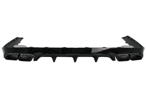 Πίσω Διαχύτης Diffuser με Μπούκες για Mercedes E-Class C238 A238 AMG Sport Line Coupe Cabrio (2016-2019) E63 Night Package Design - Image 2