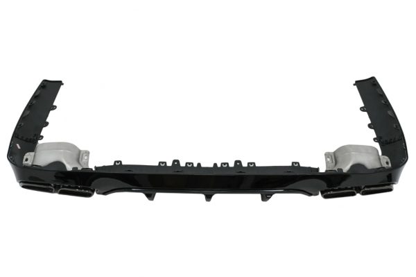 Πίσω Διαχύτης Diffuser με Μπούκες για Mercedes E-Class C238 A238 AMG Sport Line Coupe Cabrio (2016-2019) E63 Night Package Design - Image 3