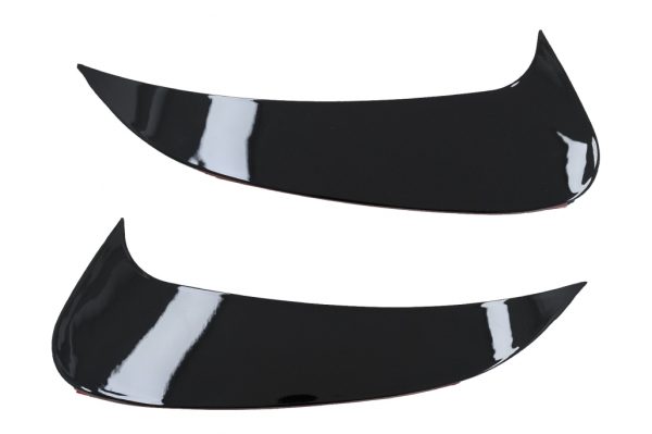 Πίσω Πλαϊνά Fins Flaps για Mercedes C Class W206 Sport Line (2021-Up) Piano Black - Image 3