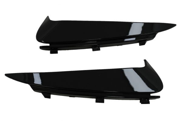 Πίσω Προφυλακτήρας Flaps Side Fins Flics για Mercedes C Class W205 (2014-2020) Piano Black - Image 2