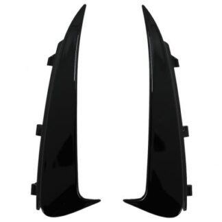 Πίσω Προφυλακτήρας Flaps Side Fins Flics για Mercedes C Class W205 (2014-2020) Piano Black