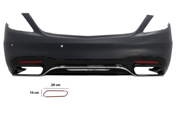 Πίσω Προφυλακτήρας για Mercedes S-Class W222 Facelift (07.2017-08.2020) Sedan - Image 2
