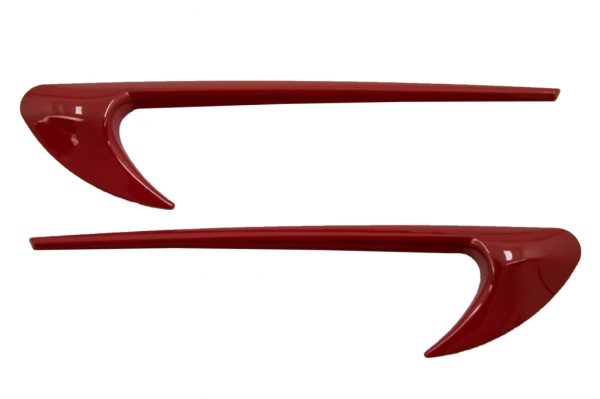 Πλαϊνοι Αεραγωγοί Φτερών για Mercedes C-Class W205 S205 E-Class W213 S213 Red - Image 2