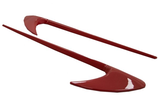 Πλαϊνοι Αεραγωγοί Φτερών για Mercedes C-Class W205 S205 E-Class W213 S213 Red - Image 3