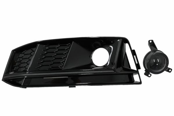 Προφυλακτήρας Lower Grille ACC Covers Side Grilles για Audi A4 B9 S-Line Sedan Avant (2016-2018) RS4 Design Black Edition - Image 2