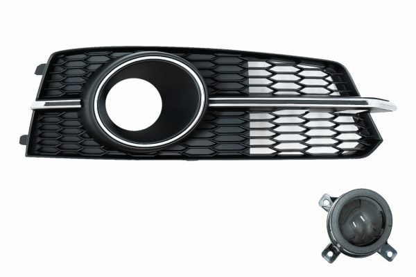 Προφυλακτήρας Lower Grille ACC Covers Side Grilles για Audi A6 C7 4G S Line Facelift (2015-2018) Chrome Edition - Image 3