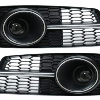 Προφυλακτήρας Lower Grille ACC Covers Side Grilles για Audi A6 C7 4G S Line Facelift (2015-2018) Chrome Edition