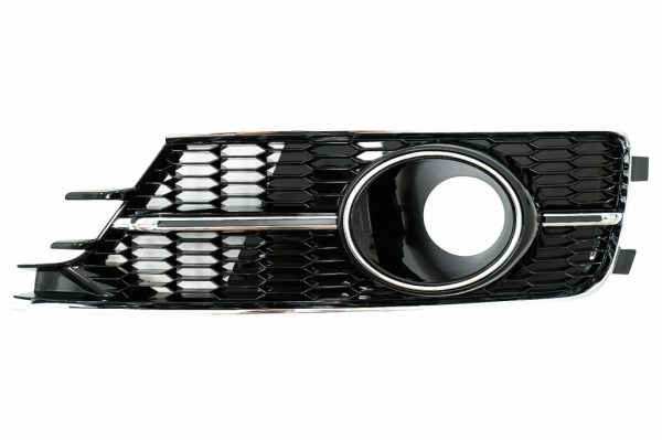 Προφυλακτήρας Lower Grille Covers Side Grilles για AUDI A6 C7 4G Facelift (2015-2018) Piano Black & Chrome - Image 2