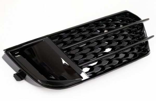 Side Grilles Καπάκια Προβολέων Ομίχλης για Audi A1 8X (2010-2015) RS1 Design Piano Black - Image 3