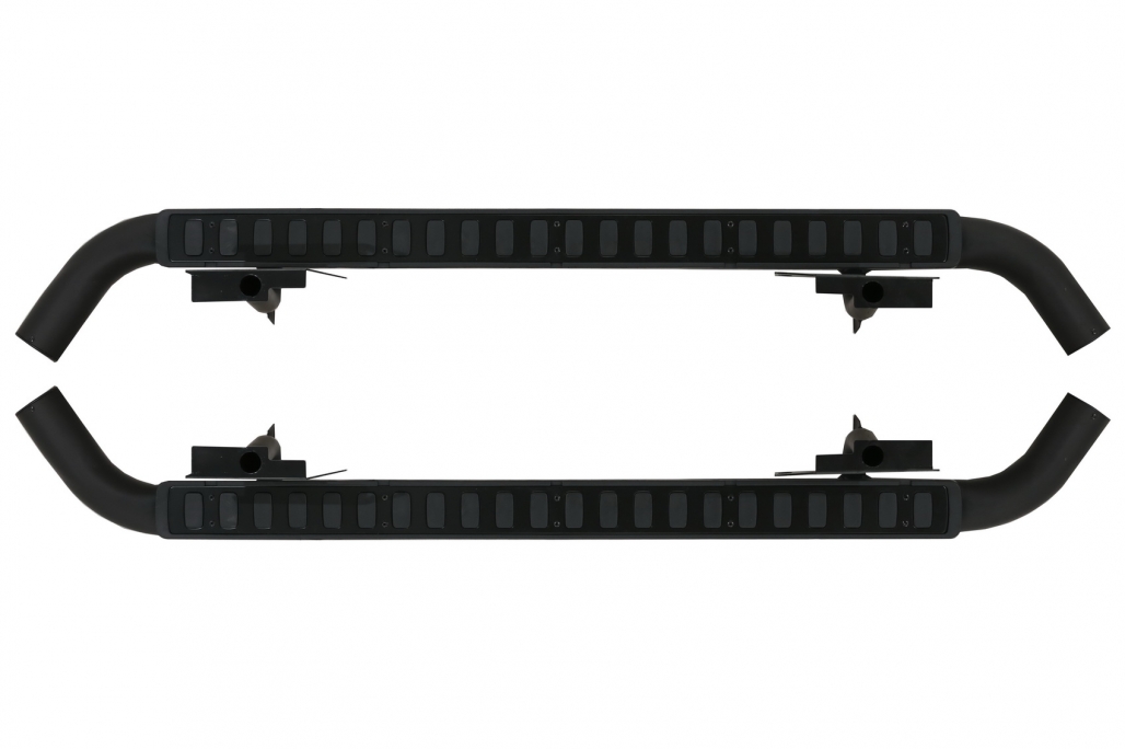 Σκαλοπάτια πλαϊνά Side Steps για Land Rover Defender 110 (1990-2016) Black Edition - Image 2